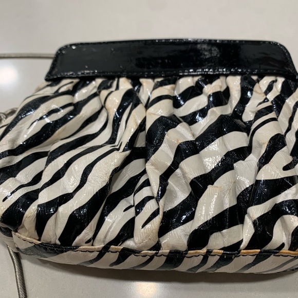 White House Black Market Black and White Zebra Clutch - Picture 5 of 5